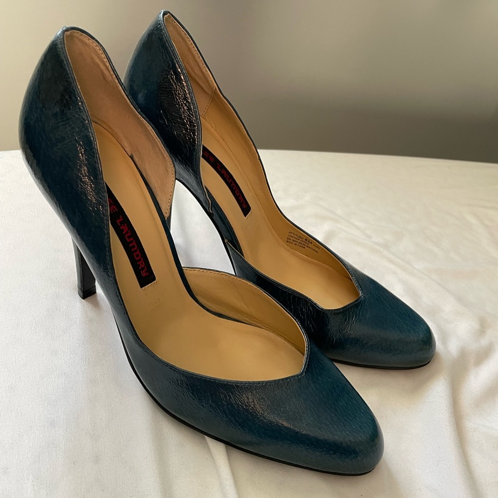 Dark Aqua Heels - Chinese Laundry brand Size 8